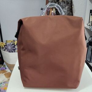 Brand New Minimalist Unisex Backpack in Brown/Bronze Color